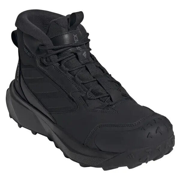 Adidas Men's Terrex Winter Leather Mid Cut Rain Rdy Cold Boots ID2859 Brand New - AllSportsWearUSA